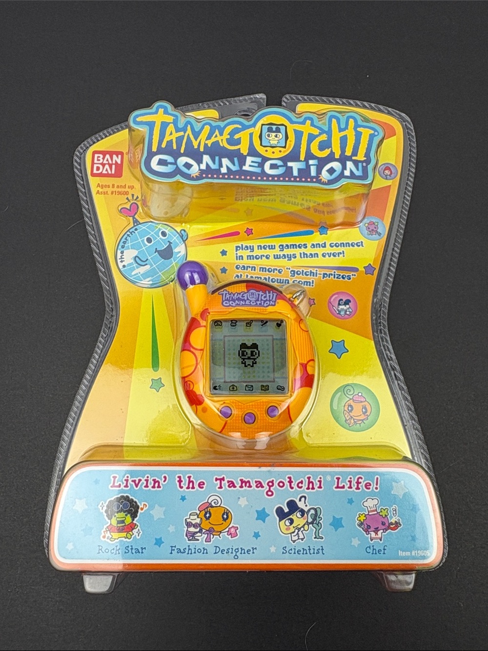 Bandai Tamagotchi Connection V4 2006 Orange Circles Sealed RARE